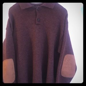 Shoulder pad sweater